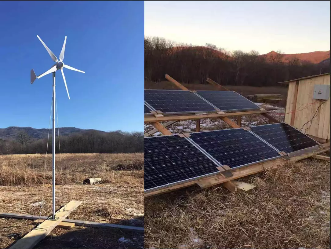 Solar and Wind Energy Hybrid for Power Shortage Home