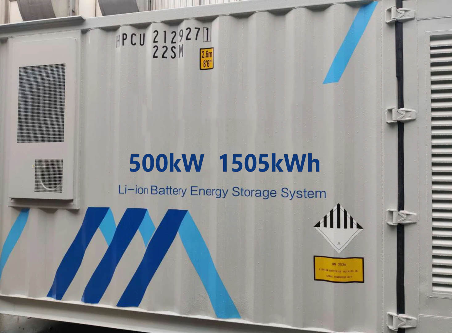 500kVA 500kW BESS Solar Energy Generation for Industrial Plant