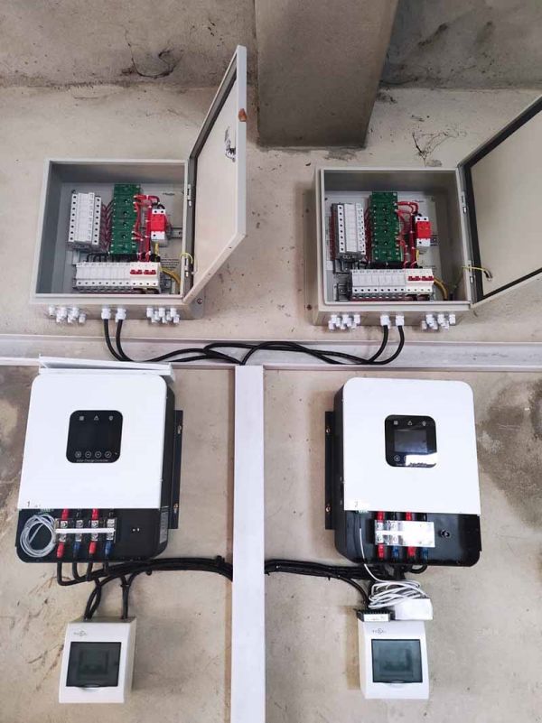 Palm oil plantations--150kw solar controller with PV combiner