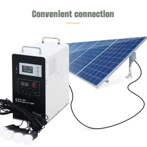 Easy install 1000w 1kW portable power station with solar panel