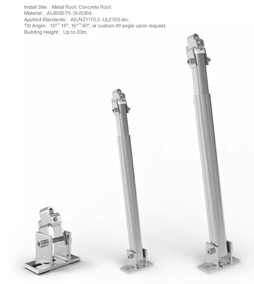 Tilt Leg of mounting bracket
