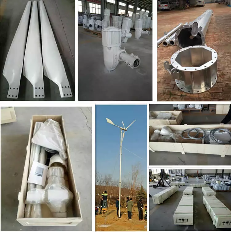 Wind turbine packing