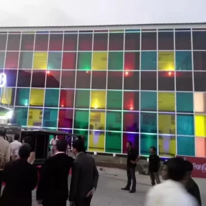 550W BIPV Multi-color Translucent Solar Panel for Building in UAE