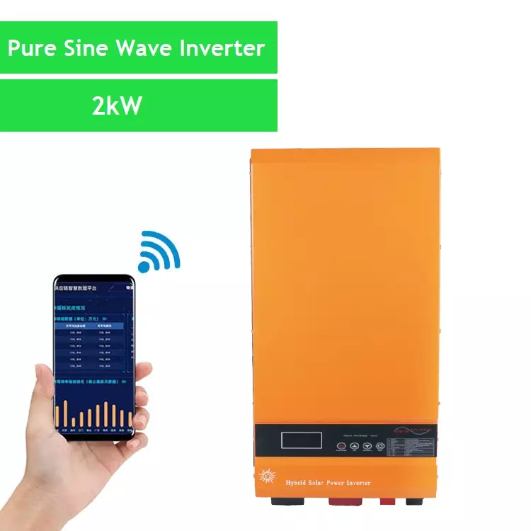 Pure Sine Inverter 2000W 2kW Hybrid MPPT Charger Inbuilt Price