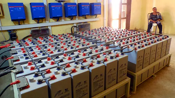 2V solar battery