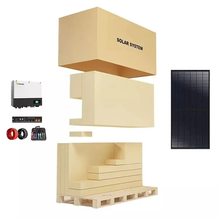 Solar power system packing all in one box