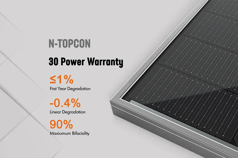 N type TOPCon solar panels
