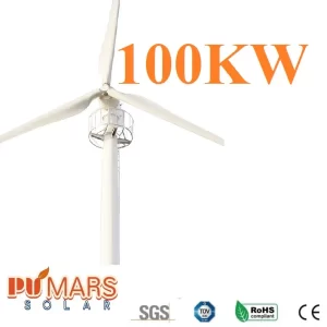 100kW wind generator horizontal axis type price