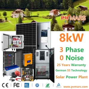 8kVA 8kW 3 Phase Solar Power Plant Price - 2024