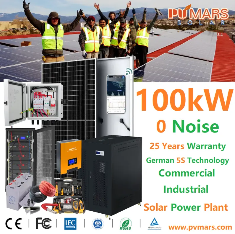 100kVA 100kW Solar Power Plant And Price - 2024