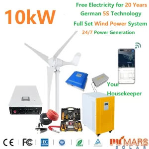 10kW Wind Turbine - Horizontal Axis