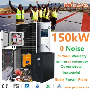 100KW 150KW 200KW Solar System Cost