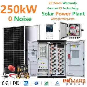 250KW 300KW 500KW Solar System Cost