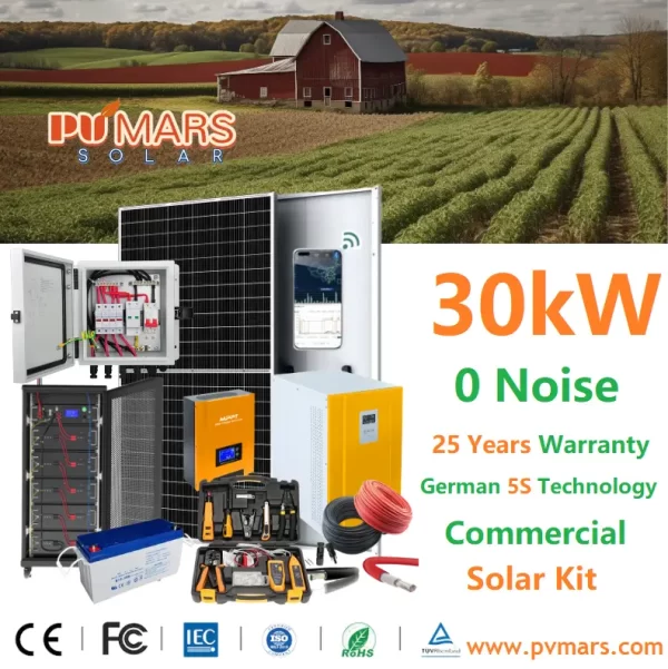 30kVA 30kW Single Phase Solar Kit Price - 2024