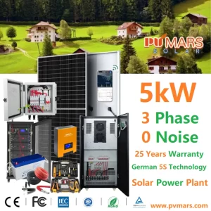 5kVA 5kW 3 Phase Solar Power Plant Price - 2024