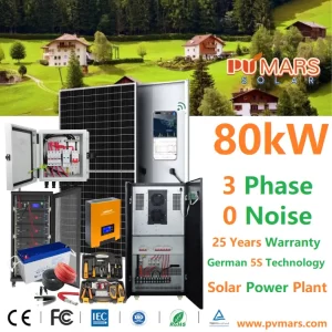 80kVA 80kW Solar Power Plant And Price - 2024