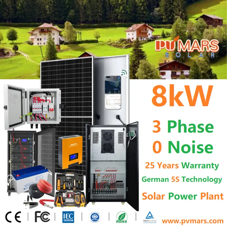 5KW 6KW 8KW 10KW 3 Phase Solar System Cost