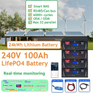 Price Term: EXW Place Of Origin: China MOQ: 1 set, accept OEM & ODM Type: 48V 100Ah lithium battery Home or Commercial battery storage solution Can work with solar panel/wind turbine/city grid or generator backup
