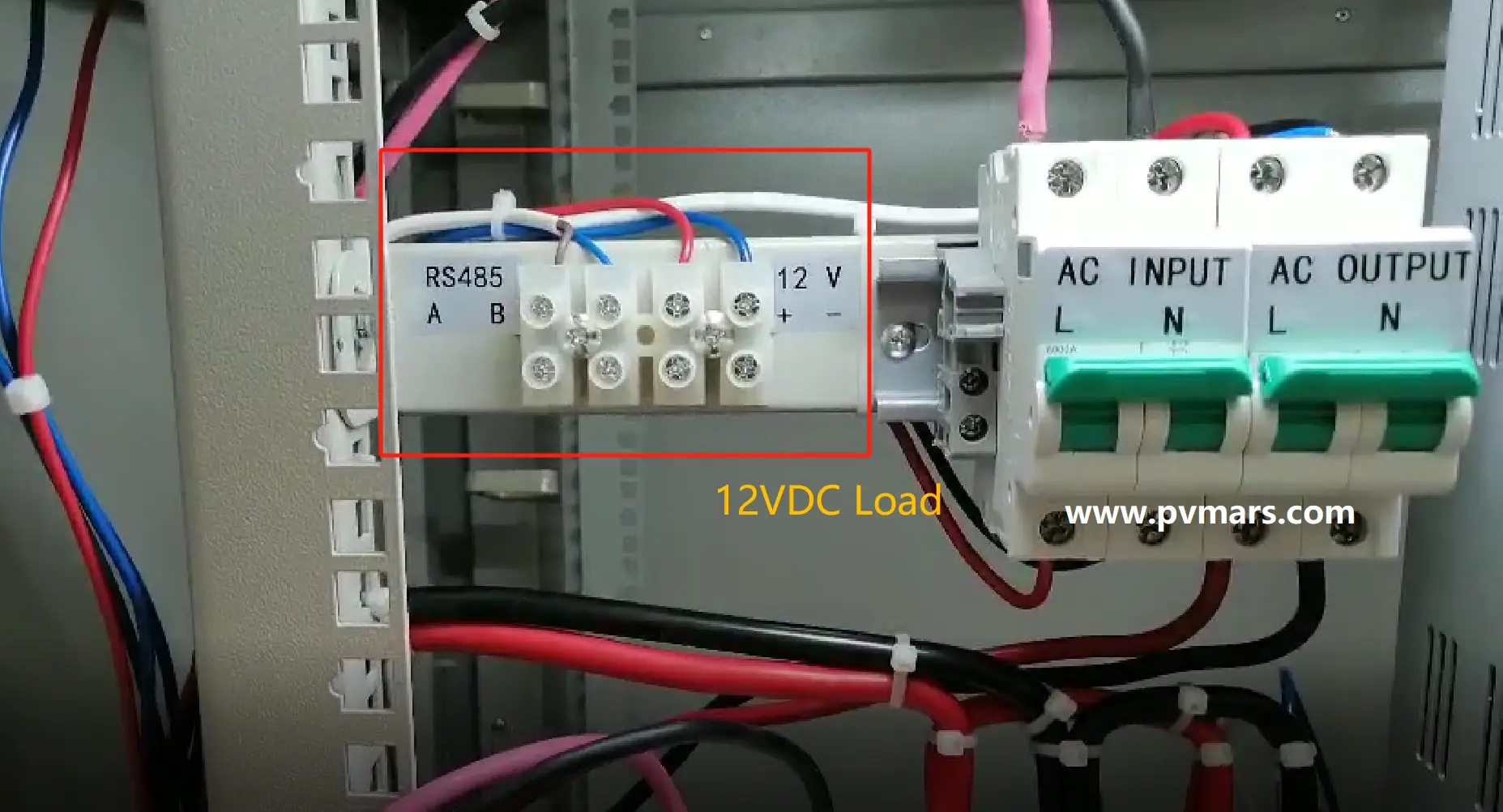 Solar Telecom System With 12vdc And 220vac Outputs