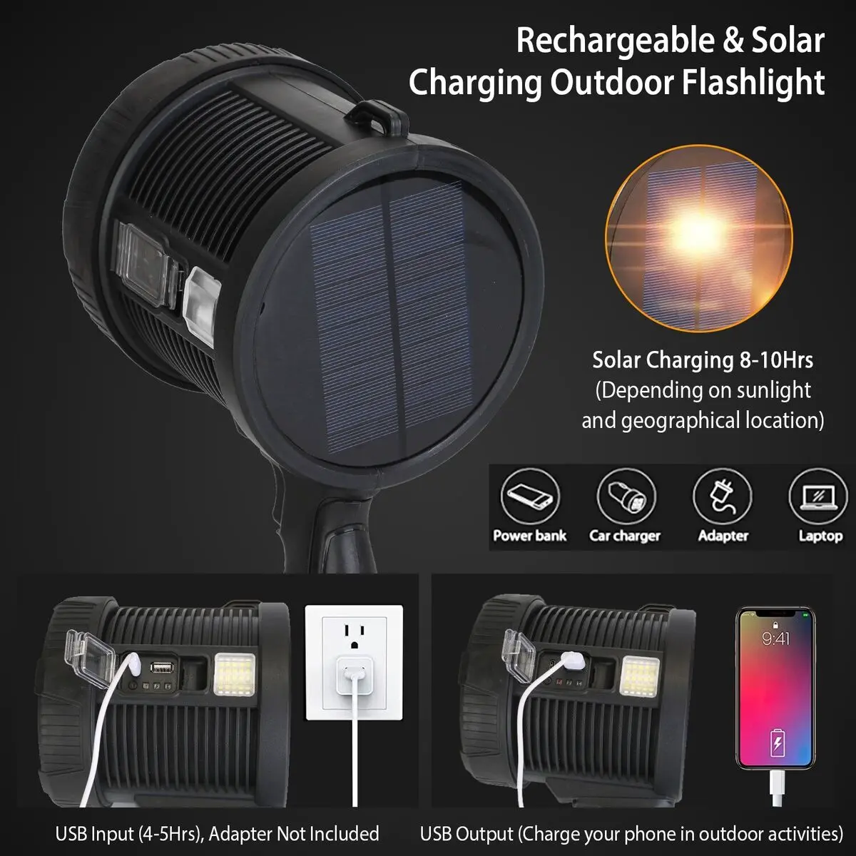PVMars outdoor solar motion sensor light